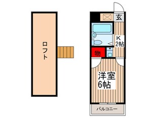 カレッジ・サカエの物件間取画像